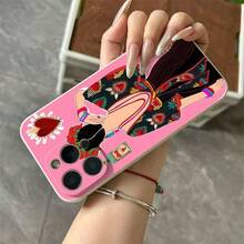 Frida Grace Designed White Phone Case, Compatible With The Latest  17/16/15/14/13/12/11/6/6 S/7/8 Pro Max Plus, SE2/SE3/X/XS/XR/XS Max, 17 Air, 12/13 Mini, 16e, Halloween Christmas Gift, For Friends Or Personal Use, Elegant Print, Art Design, Shock Protection Case, Durable Case, Mobile Accessories,  Phone Case, Gift Shopper, Technology Enthusiast - 白色 - 查看 9