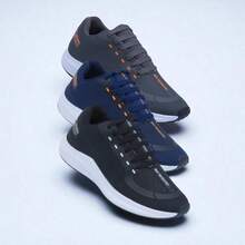 KIT 3 MEN'S TENNIS SHOES TRAINING GYM OUTDOOR SPORTS CROSS FIT WALKING YOUTH BODYBUILDING COLLEGE - 藏蓝色 - 查看 1