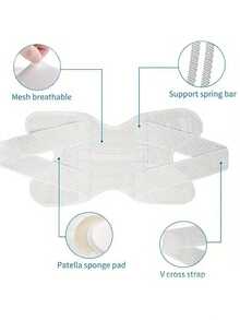 可调节运动护膝透气弹性护膝压缩膝盖支撑男女柔软绷带膝盖包裹运动护具适用于跑步健身房户外徒步健身骑行旅行家庭办公室学校健身房配件理想礼物