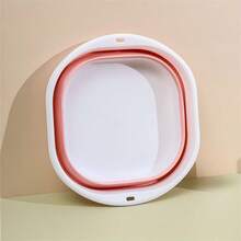 1pc/3pcs Portable Foldable Wash Basin, Vegetable Basin, Foot Basin. Easy To Clean, Lightweight And Extendable. Suitable For Home, Dorm And Outdoor Camping. Used For Camping Sink, Laundry Basin, Bucket, Water Container, Fruit And Vegetable Wash Basin, Cleaning Supplies. Thickened Plastic Foldable Foot Basin And Wash Basin, Essential For Back To School. Foldable Basin, Foldable Basin Set. Home Bathroom Decor Summer