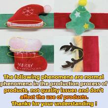 1/4Pcs Christmas Slap Bracelets Party Favors Toys For Kids Xmas Party Favors Christmas Stocking Stuffers Gifts Birthday Gifts