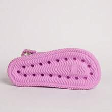 Kit Of 2 Pairs Of Girls' Daisy Sandals, Lightweight And Comfortable, Braided School Shoes - 綠色+淡紫色 - 查看 5
