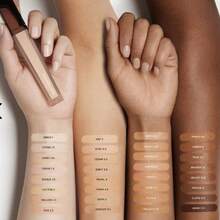 Corrector liquido de cobertura completa y larga duracion Airbrush Concealer 6 ML maquillaje corrector profesional cobertura integral camuflaje ojeras imperfecciones textura ligera resistente al sudor acabado natural ideal maquillaje diario y profesional - Fawn - Ver 3