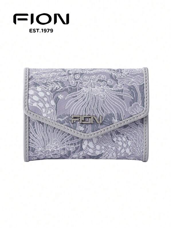 FION Slim Thin Wallet RFID Blocking Soft Leather Wallet With Credit Card Holder Lightweight Portable Purse Classic Folding Wallet For Women