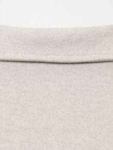 山茶花新款秋冬女式美式休闲街头风拉链装饰翻领夹克 - 米色 - 查看 10