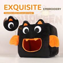 ITANDME Guinea Pig Hideout Guinea Pig Bed Hamster Hideaout Hamster Bed Rodent Square Cabin Halloween Ghost Design Small Animal Hideout For Small Guinea Pigs, Hamsters, Rats,Fancy Branch Mouse, Chinchillas, And Other Small Pets - View 7