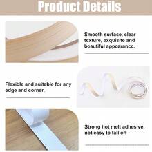 1 Miếng dán viền trần nhà tự dính 10M/393,7in cho cửa tủ, rộng 2cm/0,787in dùng để viền đồ nội thất và trang trí nhà cửa - Chất liệu PVC phong cách cổ điển - Nhiều màu - Xem 10