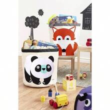 Canvas Storage Bin - Cesto de ropa y juguetes para bebs y nios, Zorro - Zorro - Ver 8