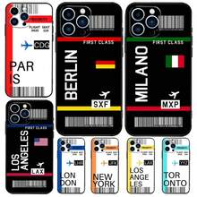 London Toronto Boarding Pass Case Covercompatible with  17 Pro Max 14 13 12 11 15 16 Pro Max mini 15 Plus 16e 17 Air Phone Cover-Covercompatible with  17 Hülle, 17 pro Hülle, 17 promax Hülle - OO40917 - Übersicht 3