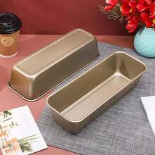 Gold Nonstick Bread Loaf Pan Small Bread Pan  Heavy Duty Carbon Steel Baking Mold For Sourdough, Banana Bread, Ideal For US Bakers