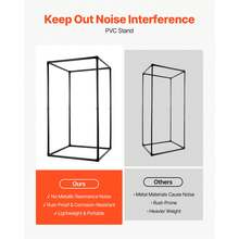 Portable Vocal Booth, 6.56 Ft Height, Portable Recording Studio With Travel Bag, Mobile Tablet Stand, Thickened Soundproofing, Sound Isolation Booth For Echo-Free Vocals, Podcasts, Voiceovers