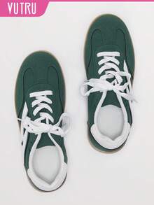 VUTRU 女士轻便软底休闲运动鞋，舒适运动训练鞋 - 墨綠色 - 查看 4