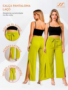 Swisz Women Pants - Yellow - View 3