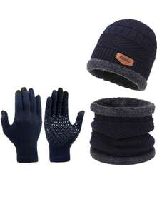 Winter Hats - Men's And Women's Warm And Insulating Knitted Hats With Ear Protection And Head Covering. Woolen Hats For Cycling And Wind Protection. One-Eye Hats. - Multicolor - View 9