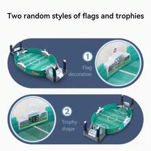 Mini Tabletop Soccer Board Game Toys For Children, Interactive Tabletop Soccer Game Suitable For Indoor Family Gatherings And Entertainment, Perfect Gift For Birthday Parties, Decoration. Tabletop Soccer Playset For 2 Players, Portable Outdoor Sports Game Toy, Ideal For Halloween, Christmas Gift Set