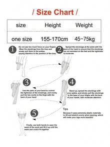 1pc Unbreakable Sexy Stockings, Fishnet Tights, Tempting Leggings Sheer Pantyhose - màu đen - Xem 4