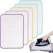 Pano de Passar a Ferro Protetor - Almofada de Isolamento de Malha de Alta Temperatura e Pressão, Proteção de Roupas, Pano de Proteção para Cuidados com Roupas de Segurança, Design de Rede de Ventilação Pode Evitar Marcas de Queimadura, Sem Necessidade de Eletricidade, Muito Adequado para Uso Doméstico, Solução de Passar a Ferro em Casa | Tratamento de Roupas de Segurança | Estrutura de Malha, Malha de Costura, Acessórios Domésticos (Cor Aleatória)