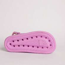 Kit Of 2 Pairs Of Girls' Daisy Sandals, Lightweight And Comfortable, Braided School Shoes - أرجواني + وردي - مشاهدة 5