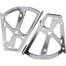 2PCS Zapatero Bisagras Marcos Abatibles Turing Rack Zapatero de Acero Inoxidable Bisagras Cajón Abatible Zapatero Gabinete Accesorios de Repuesto para Estante de Zapatos Gabinete (Doble capa) - Monocapa - Ver 1