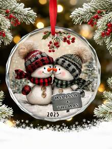 Customized Acrylic Round/Heart Photo Pendant, Custom Photo, Car Pendant, Christmas Tree Pendant, Memorial Gift, Time Capsule, Custom Photo, Meaningful Gift, Memorial Gift, Custom Photo, Special Gift, Fun Desk Decor, Holiday Decor, Mood Light, Home, Kitchen