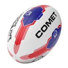 RHINO League Comet Rugby Ball (White) - 100% Mixed - (CS2338) - White - View 1