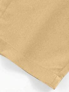 Men's Solid Color Drawstring Pocket Outdoor Work Pants, Straight Leg Solid Color Work Pants, Suitable As A Gift For Husband Or Boyfriend, Versatile For All Seasons, Casual Everyday Wear Spring - 卡其色 - 查看 3