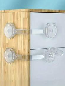 5 Khóa An Toàn Trong Suốt Chất Liệu Bền Khóa An Toàn Khóa Ngăn Kéo Đa Năng Khóa Tủ Lạnh Cho Gia Đình Văn Phòng Tủ Tủ Lạnh Phòng Tắm Nhà Vệ Sinh Tủ Lạnh Ngăn Kéo Khóa Tủ Chống Thấm Nước Khóa Cửa Tủ Lạnh Khóa Tủ Đồ Trang Trí Gia Đình Bảo Vệ Đồ Nội Thất - Nhiều màu - Xem 4