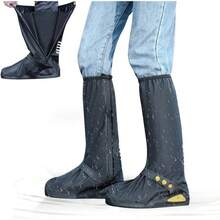 Cubre Zapatos Impermeable, Cubre Zapatos para Lluvia, con Bandas Reflectantes Botas de Lluvia Antideslizantes Chubasqueros de Alta Proteccin la Lluvia para Bicicleta - G - Ver 1