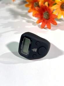 LED Finger Counter With Night Light Indicator, Silicone Material, High Quality, Hundred Reminder Function, 3 Buttons For Counting, Reset, Backlight Display, Convenient Ring Counter For Praying, Knitting, Fitness Tracking And More