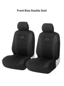 9/4/2 uniwersalne pokrowce na siedzenia samochodowe, ochraniacze z włókna poliestrowego na przednie siedzenia i tylną kanapę. Łatwe w montażu. Tylna kanapa zdejmowana. Pasuje do sedanów, tapicerki samochodowej, kompatybilny z poduszkami powietrznymi. Zestaw 9 szt. zawiera: 2 pokrowce na przednie siedzenia, 1 pokrowiec na oparcie, 1 pokrowiec na tylną kanapę, 5 pokrowców na zagłówki. Zestaw 4 szt. zawiera: 2 pokrowce na przednie siedzenia, 2 pokrowce na zagłówki. - Motyl - Zobacz 24