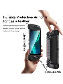 Compatible With Nintendo Switch 2 Protective Case, Gaming Accessories, All-In-One Hard Shell NS2 Console Case, Ergonomic Grip Design, Kickstand Supported, Joycon Controller Cover, Dockable, OLED Game Card Storage Box, Best Gift Compatible With Switch Players - Multicolor - View 4