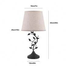 Creative Warm Table Lamp, Bedroom Bedside Lamp, Nordic Solid Wood & Fabric Decor, USB Powered, Bedroom, Study, Airbnb, LED Nightlight - 1 chiếc - Xem 5