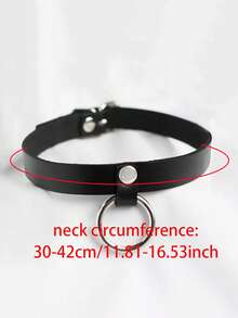 Leather Choke,Sexy,O Ring Choker Necklace,Dresses Party Accessories ,Leather O Ring Choker Collar