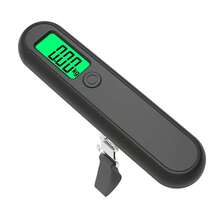 [Hot ]1PC Practical Portable Handheld Scale - Non-Gravity Electronic Scale - Fishing Scale - Digital Electronic Scale - Baggage Scale - LCD Green Background High-Definition Display - 50KG/110LB Large Range - Multiple Function Keys