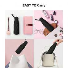 [Quick Local Shipping In The United States]Umbrella Sunny Day Sun Protection Small And Light Umbrella Easy To Carry Folding Umbrella Sun Protection Sun Umbrella Female Sunny Rain Small And Portable 50% Off Mini Black Capsule Compact Travel Umbrella Lightweight Portable Storm-Resistant Design, Mini Capsule Umbrella For Outdoor & Travel, UV Protected Foldable Fashion Umbrella With Heat-Resistant Handle, Waterproof Windproof Travel-Friendly Compact Handbag Umbrella,Travel Essentials | Travel | Camping Accessories Suitable For Shopping, Travel With,Purses And Bags Women Black Purse Bags For Women Beach Bag Halloween Tote Bags For Women Travel Essentials Clear Bag Bolsos Para Mujer Clear Purse Handbags For Women School Bag Crossbody Bags For Women New Fall Fashion Women Totes Bags For Women Carteras Para Mujer Purses For Women Brown Purse Backpack Work Bag Lunch Bag For Women Back To School - 彩色 - 查看 6