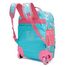 Spector Backpack Kit Lunch Box Pencil Case Wheels Children's Female School - Sky Blue - View 8