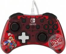 PDP Rock Candy: Mario Punch Red, Translucent USB Analog/Digital Gamepad Nintendo Switch, Nintendo Switch Lite, Nintendo Switch OLED - Red - View 5