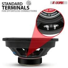 5 Core 8" Subwoofer 500W Car Audio 4Ohm Sub Woofer Speaker - 黑色 - 查看 7