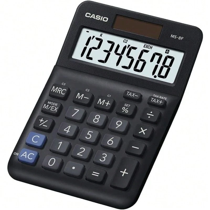 Casio MS-8F calculadora Escritorio Calculadora básica Negro - Negro - Ver 1