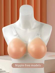 ANGDIE Silicone Breast Prosthesis, Suitable For Mastectomy, Prosthetic Aging, Shoulder Strap Silicone Breast Pads - Khaki - View 10