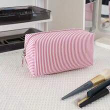 Embroidered Name Cosmetic Bag, Customized Makeup Bag, Sanitary Pad Storage Bag, Travel Makeup Bag, Personalized Storage Bag, Multi-Functional, Decorative, Letter, Solid Color, Exquisite, Fashionable, Retro, Modern, Vibrant Color, Casual, Basic Style, Casual, Birthday Gift/Christmas Gift/Valentine's Day Gift/Mother's Day Gift - Multicolor - View 16