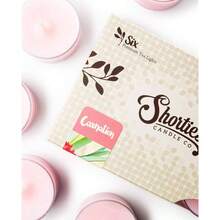 Honeysuckle Premium Tealight Candles - Highly Scented With Essential Natural Oils - 6 White Tea Lights - Beautiful Candlelight - Made In USA - Flower Floral