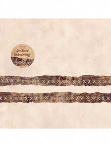 MOCARD لفة 2 متر من شريط زخرفي قابل للتمزيق بطراز عتيق، مواد حرفية DIY للألبوم الفني، هدايا المناسبات، لوازم مدرسية لألبوم الصور الشخصي - بني - مشاهدة 10