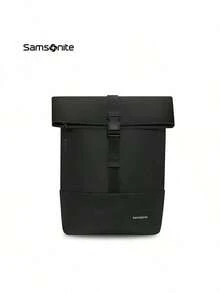 Samsonite TR1*09030 Business Bag Laptop Backpack Flap-Top Anti-Theft Structure Separate Laptop Compartment Ergonomic Decompression Straps Ideal For Travel And Commuters Black
