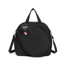 1pc 2025 New Large Capacity Tennis Racket Bag, Shoulder Strap Badminton Bag, Fashionable Women Sports Bag - Multicolor - View 13