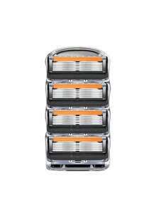 Luxury Men's Safety Razor Set With Multiple Ultra-Sharp Blades - Ergonomically Designed For Effortless Shaving - 5-Layer Stainless Steel Razor Head - Durable, Replaceable Beard & Mustache Grooming Tool With Metal Handle