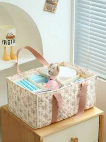 1 件装婴儿尿布包多功能防水尿布更换背包，大容量可折叠妈妈包，适合所有季节 - 藍色 - 查看 13