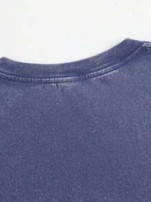 Anboa Men's 3-Pack Washed Oversized Tee Set, 230g Heavy Cotton Basic T-Shirts - Xanh xám đen xanh xám đen - Xem 11