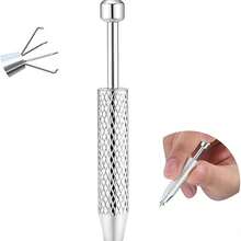 1pc/3pcs/4pcs Y2K Style 16G Horseshoe Septum Clicker With Piercing Tool, Stainless Steel 316L Low Allergy, Cubic Zirconia Embedded, External Thread Design, Suitable For Nose, Cartilage, Lip, Ear, Unisex Jewelry, Great Gift For Halloween, Thanksgiving, Christmas, Birthday