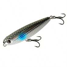 铅笔形水面行走式路亚饵，适用于水面行走式钓法，咸水鲈鱼硬饵钓具 - 彩色 - 查看 5